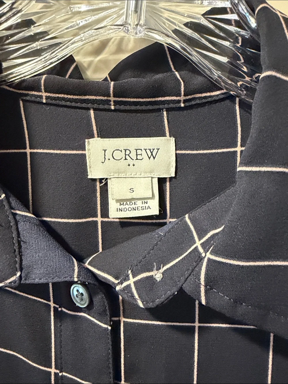 J. Crew lightweight button